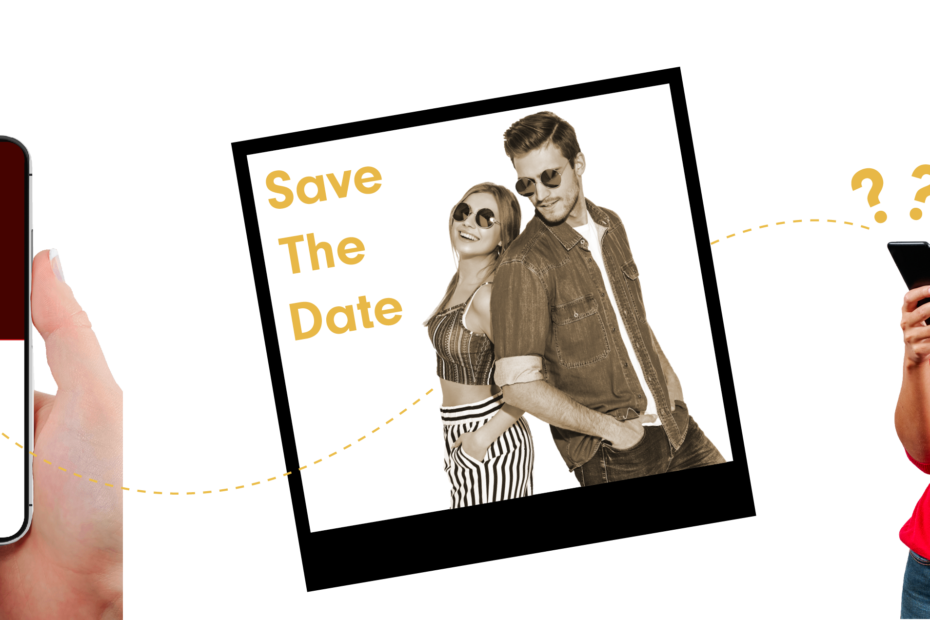 Save the date escape-gift